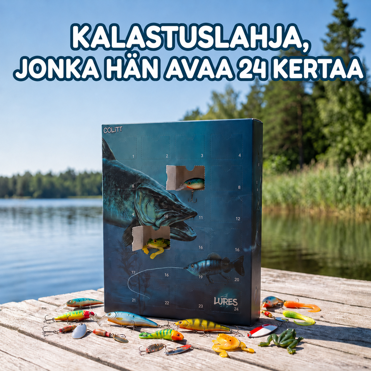 Kalastuskalenteri – 24 ainutlaatuista viehettä