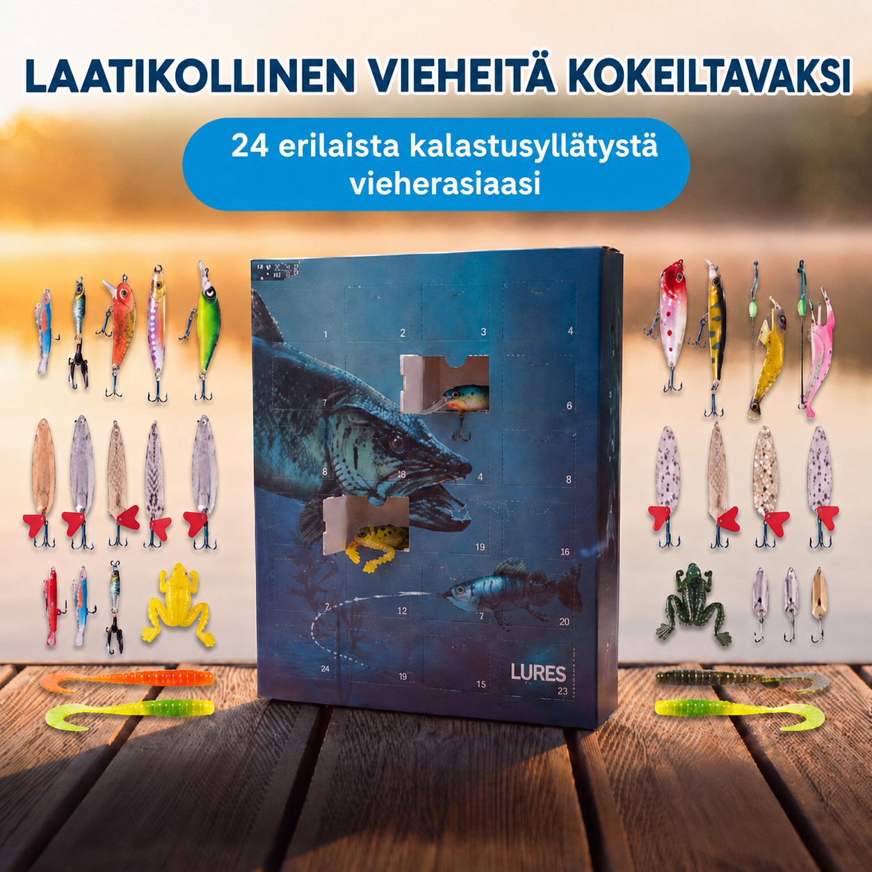 Kalastuskalenteri – 24 ainutlaatuista viehettä