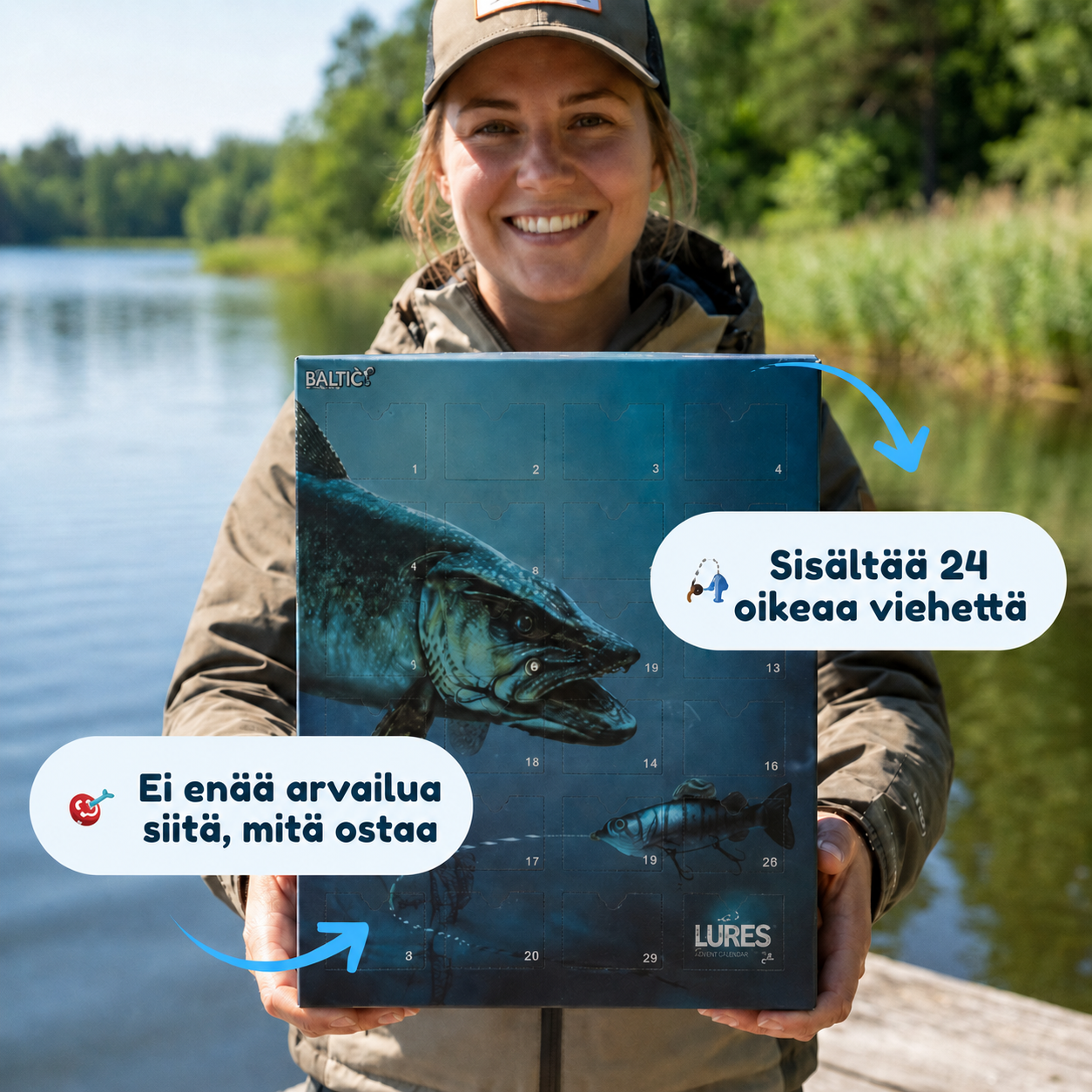 Kalastuskalenteri – 24 ainutlaatuista viehettä