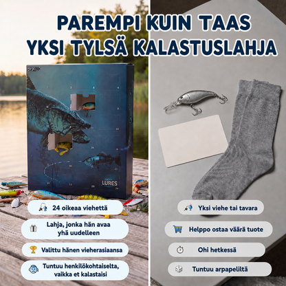 Kalastuskalenteri – 24 ainutlaatuista viehettä